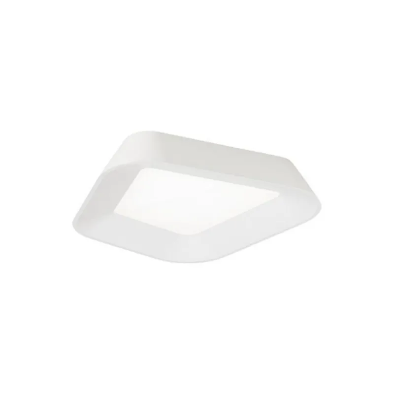 Rhonan Flush Mount Flush & Semi-Flush Mount 1-Light LED 3000K Matte White / White by Sean Lavin
