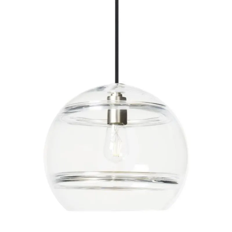 Sedona Large Pendant Line-Voltage Pendants/Suspension 1-Light Satin Nickel by Sean Lavin