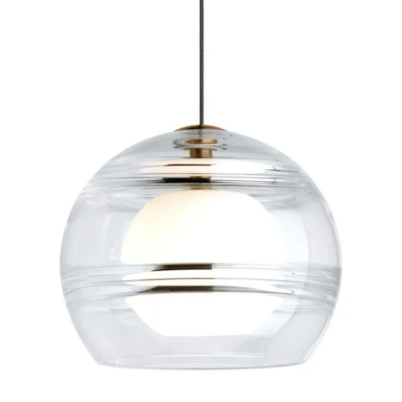 Sedona Pendant FreeJack 1-Light Halogen 3000K Aged Brass by Sean Lavin