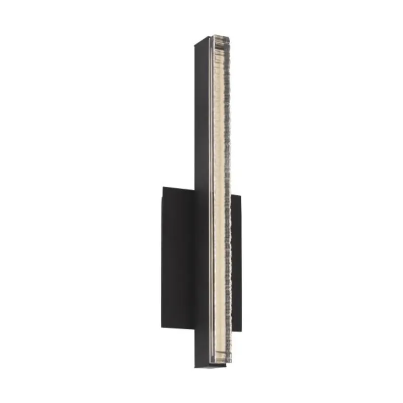 Serre Small Sconce Wall Collection 1-Light 2700K Nightshade Black by Mick De Giulio
