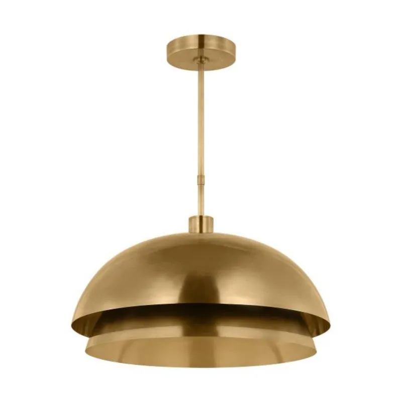 Shanti X-Large Pendant Line-Voltage Pendants/Suspension 1-Light 2700K Polished Nickel by Sean Lavin