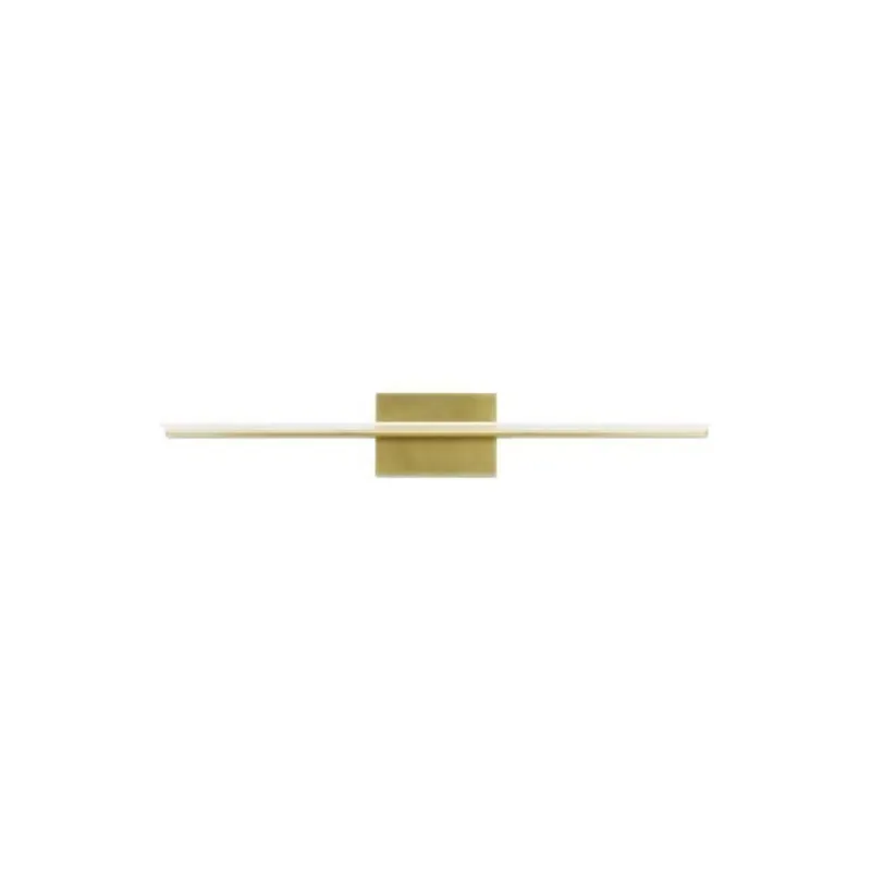 Span 36 Bath Bath Collection 1-Light LED 3000K Plated Brass by Sean Lavin