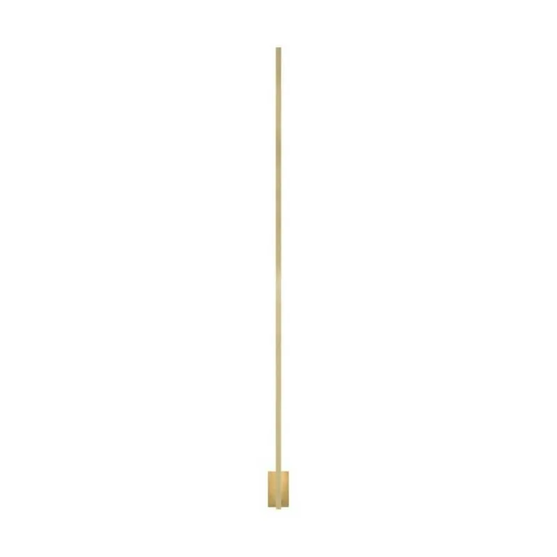 Stagger X-Large Wall Sconce Wall Collection 1-Light LED 2700K Natural Brass by Mick De Giulio