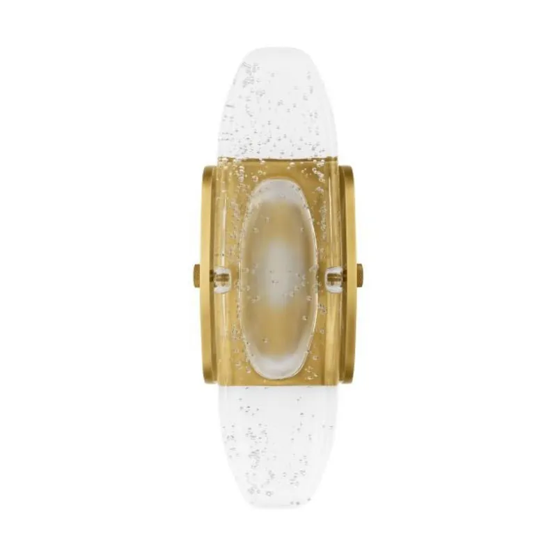 Wythe Medium Wall Sconce ESSENCE 1-Light LED 2700K Plated Brass by Avroko