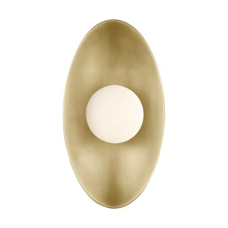 Joni 16 Wall 1-Light LED 3000K Plated Brass by Sean Lavin
