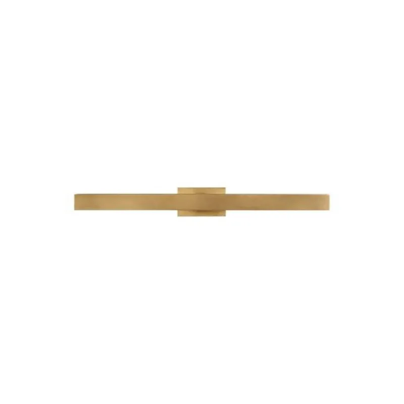 Bau 24 Picture Light Wall Collection 1-Light 3000K Natural Brass by Sean Lavin