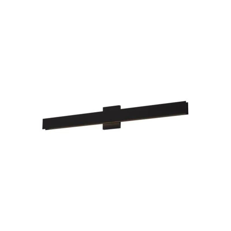 Bau 36 Bath Bath Collection 1-Light 3000K Nightshade Black by Sean Lavin
