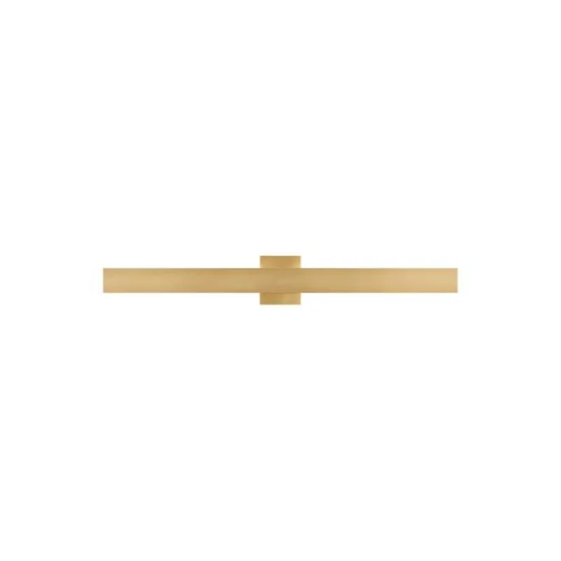 Bau 36 Bath Bath Collection 1-Light 3000K Natural Brass by Sean Lavin