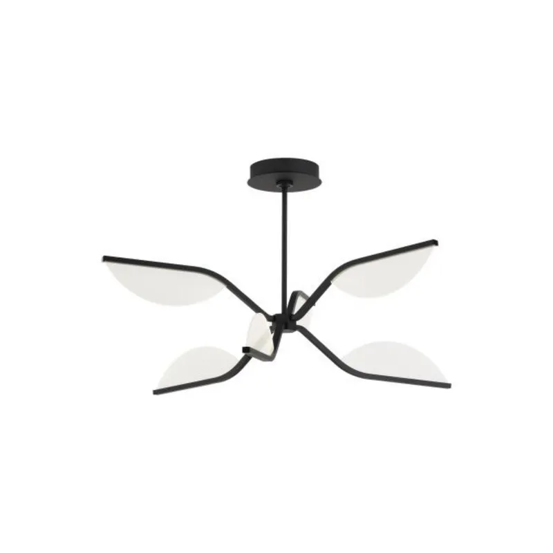 Belterra 30 Flushmount/Chandelier Wall Collection 1-Light LED 3000K Matte Black by Sean Lavin