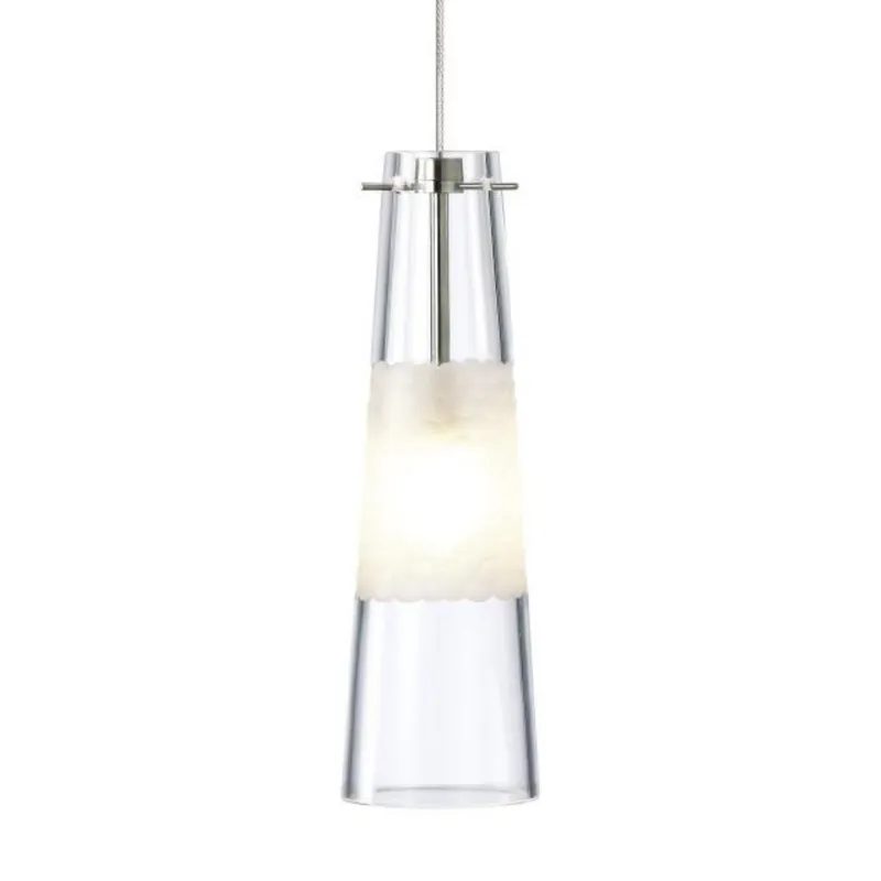 Bonn Pendant FreeJack 1-Light Xenon 3000K Satin Nickel by Sean Lavin