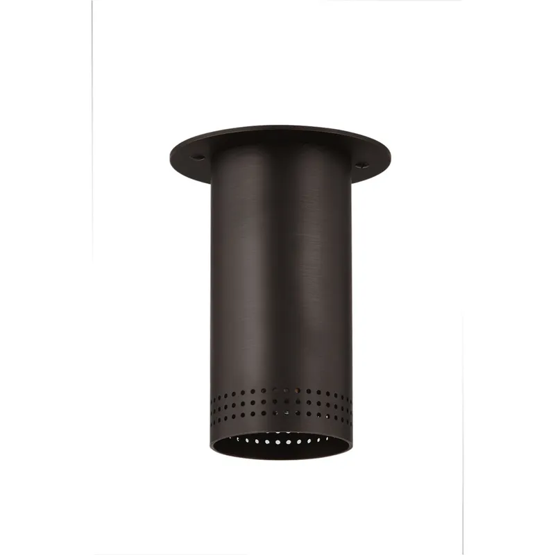 Berg 1-Light Flush Mount in Bronze 4.75W x 6.25H