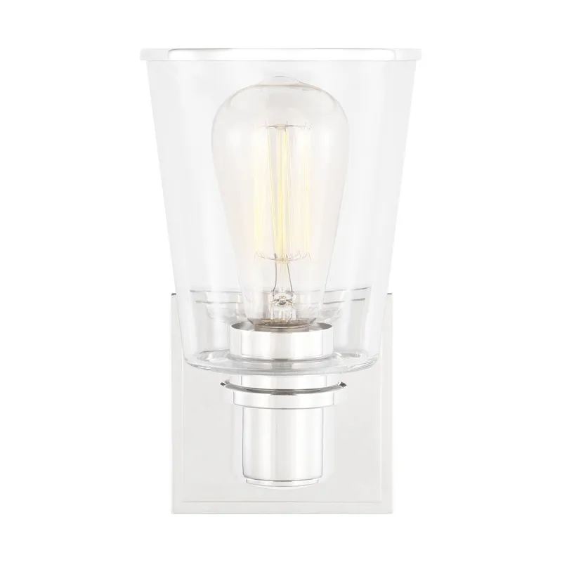 Chapman & Myers Alessa Sconce in Polished Nickel