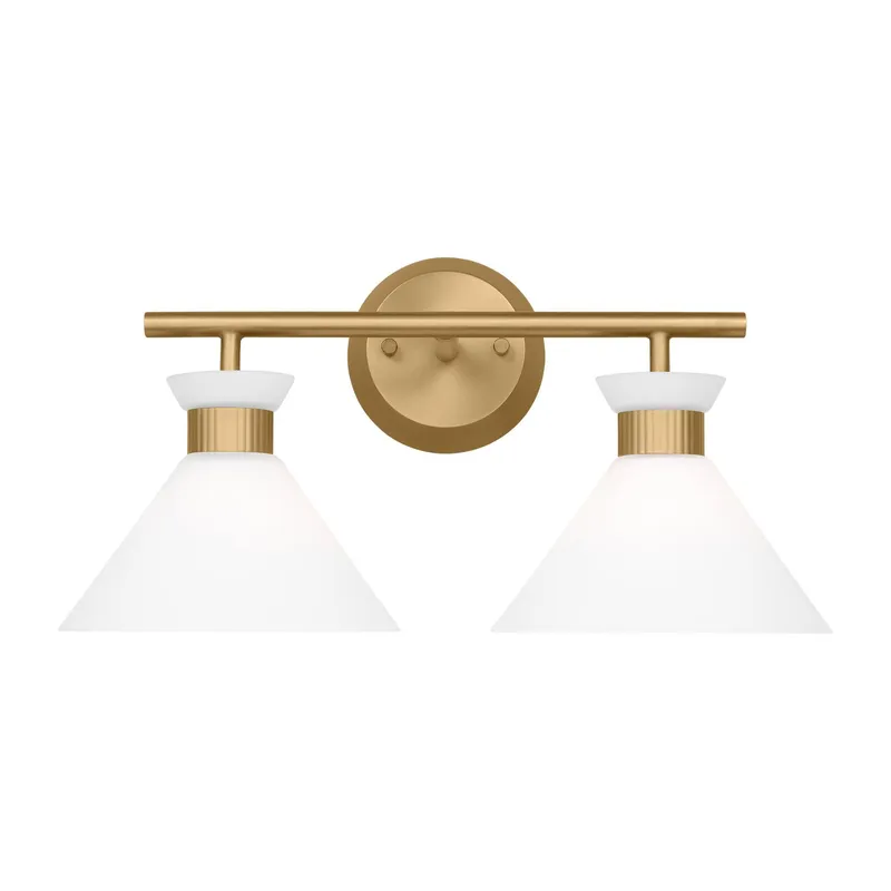 Drew & Jonathan Belcarra 2 - Light Bath in Satin Brass
