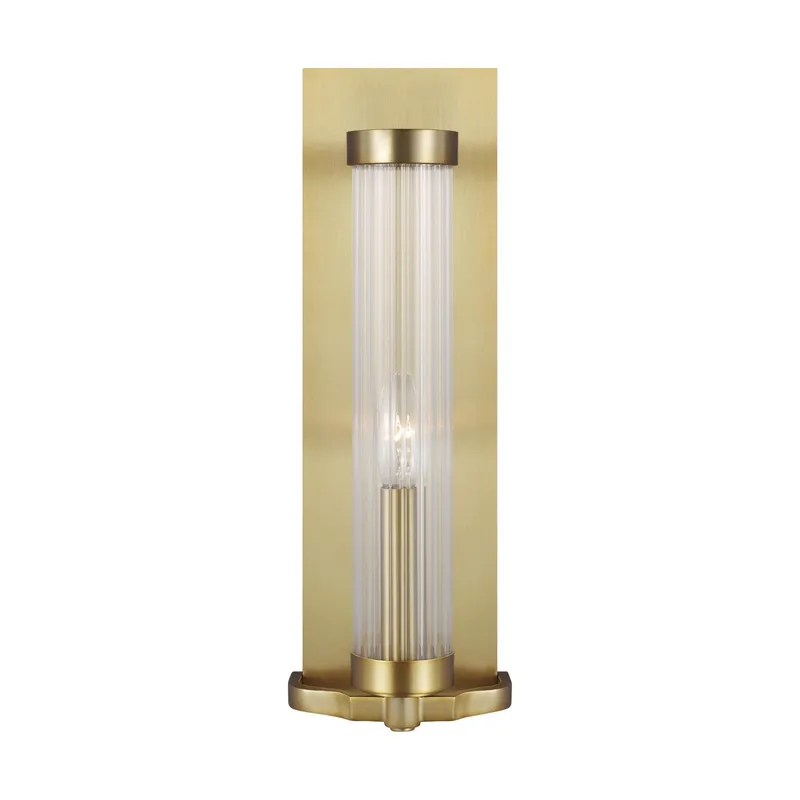 Alexa Hampton Demi Sconce in Burnished Brass