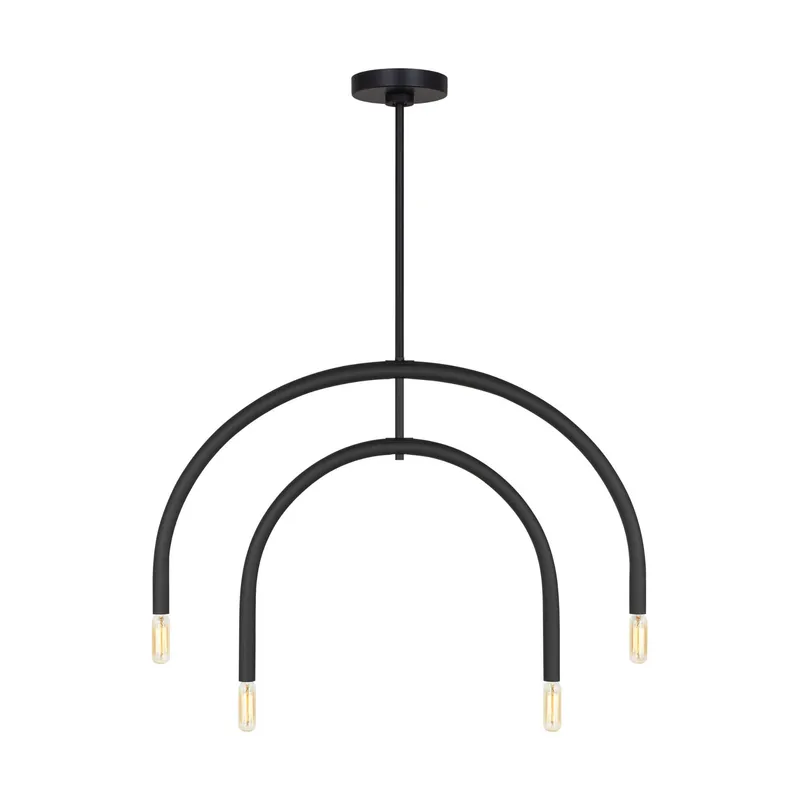 Drew & Jonathan Hadden Small Chandelier in Midnight Black