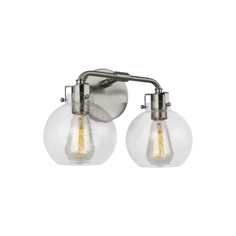 Sean Lavin Clara 2 - Light Vanity in Satin Nickel