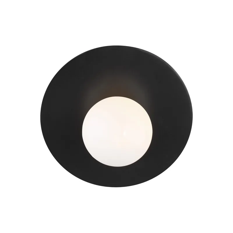Kelly Wearstler Nodes Large Angled Sconce in Midnight Black