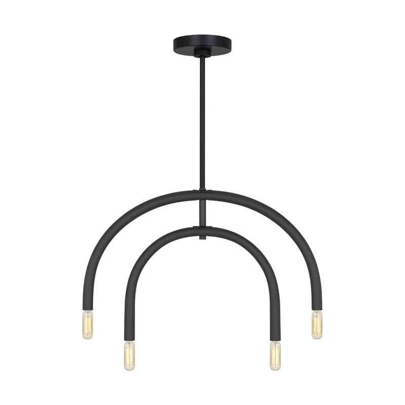 Drew & Jonathan Hadden Medium Chandelier in Midnight Black