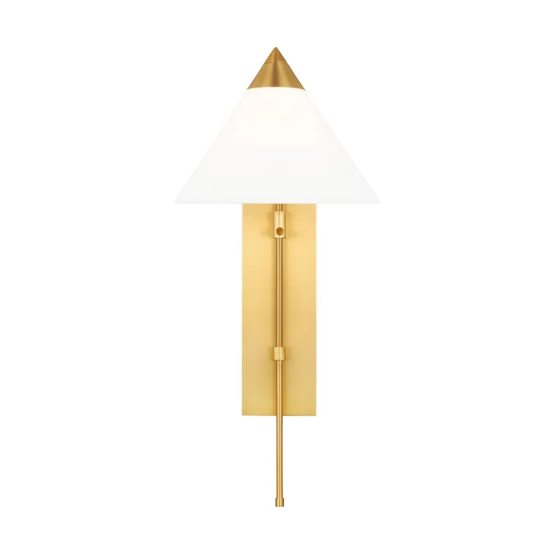 Kelly Wearstler Franklin Wall Sconce in Burnished Brass