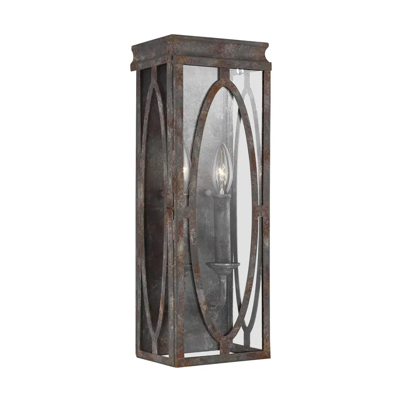 Sean Lavin Patrice Double Sconce in Deep Abyss