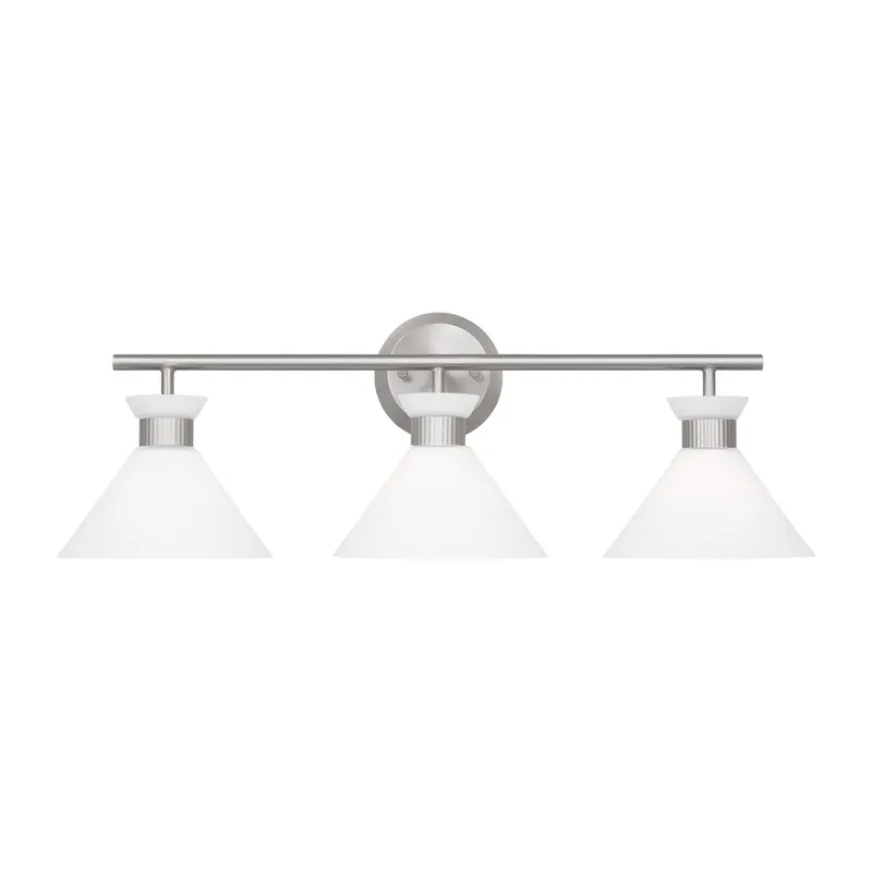 Drew & Jonathan Belcarra 3 - Light Bath in Brushed Steel