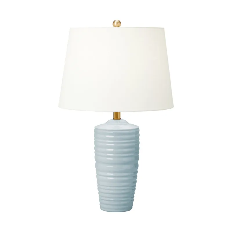 Chapman & Myers Waveland Table Lamp in Frosted Anglia