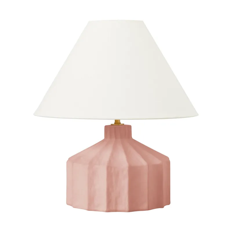 Kelly Wearstler Veneto Small Table Lamp in Dusty Rose