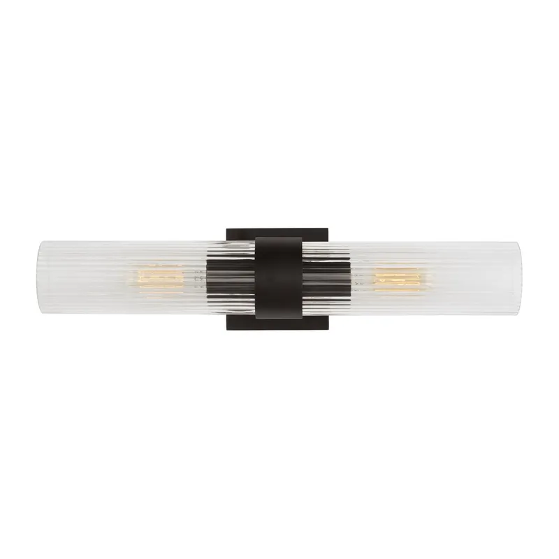Chapman & Myers Geneva Linear Sconce in Aged Iron