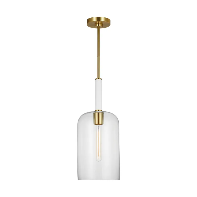 kate spade new york Monroe Cylinder Pendant in Burnished Brass