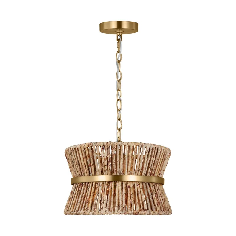 Drew & Jonathan Thurlo Small Hanging Shade in Satin Brass
