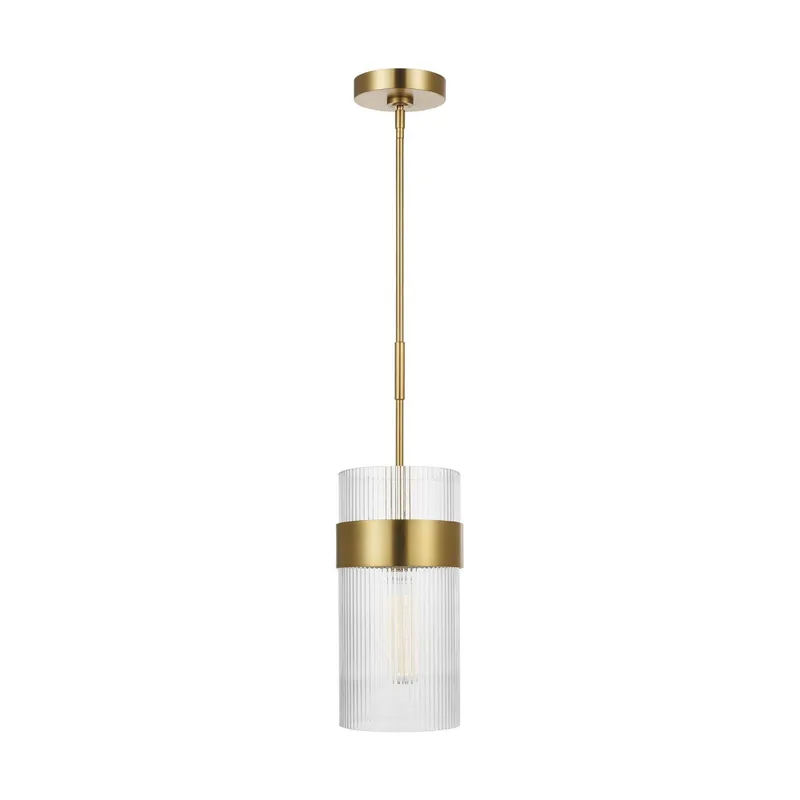 Chapman & Myers Geneva Large Pendant in Burnished Brass