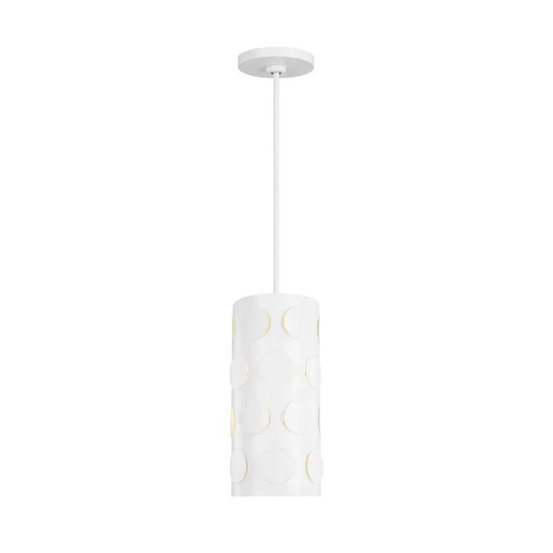 kate spade new york Dottie Small Pendant in Matte White