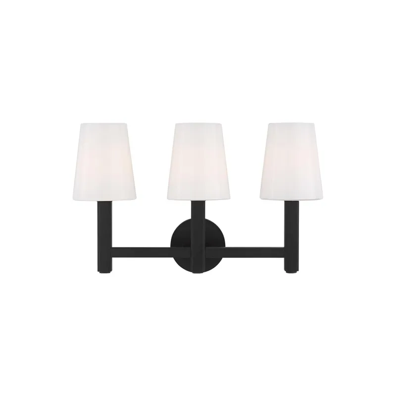 Thomas O'Brien Logan 3 - Light Vanity in Aged Iron