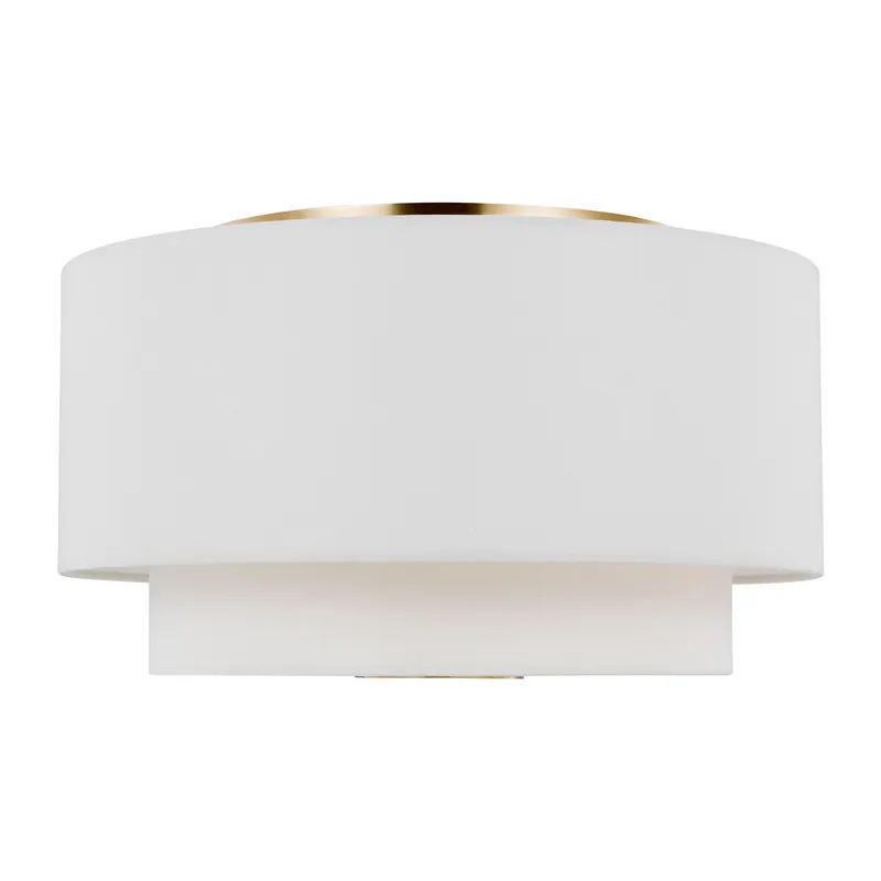 kate spade new york Sawyer Flush Mount in Burnished Brass