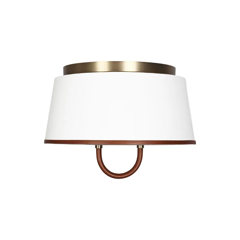 Lauren Ralph Lauren Katie Medium Flush Mount in Time Worn Brass