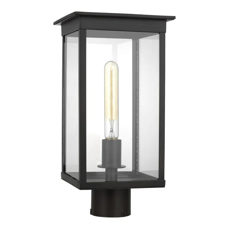Chapman & Myers Freeport Medium Outdoor Post Lantern in Heritage Copper