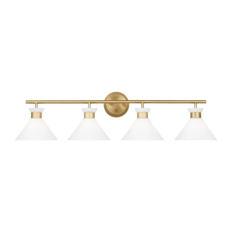 Drew & Jonathan Belcarra 4 - Light Bath in Satin Brass