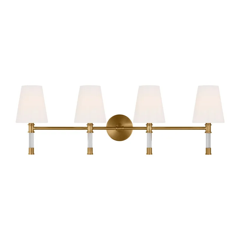 Chapman & Myers Hanover 4 - Light Vanity in Burnished Brass