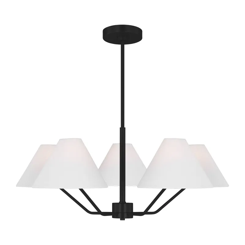 Drew & Jonathan Burke Medium Chandelier in Midnight Black