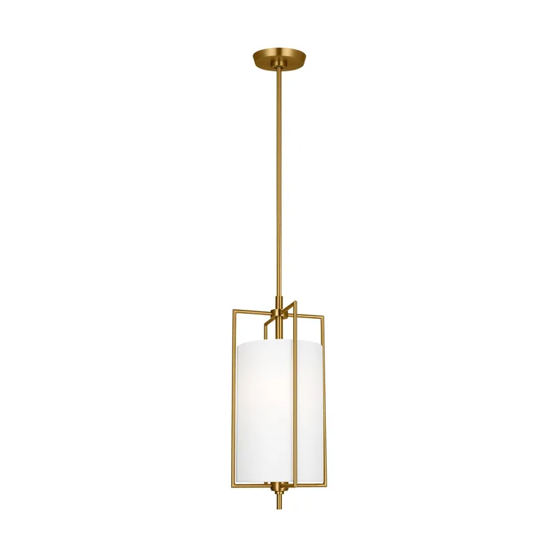 Chapman & Myers Perno Small Hanging Shade in Burnished Brass