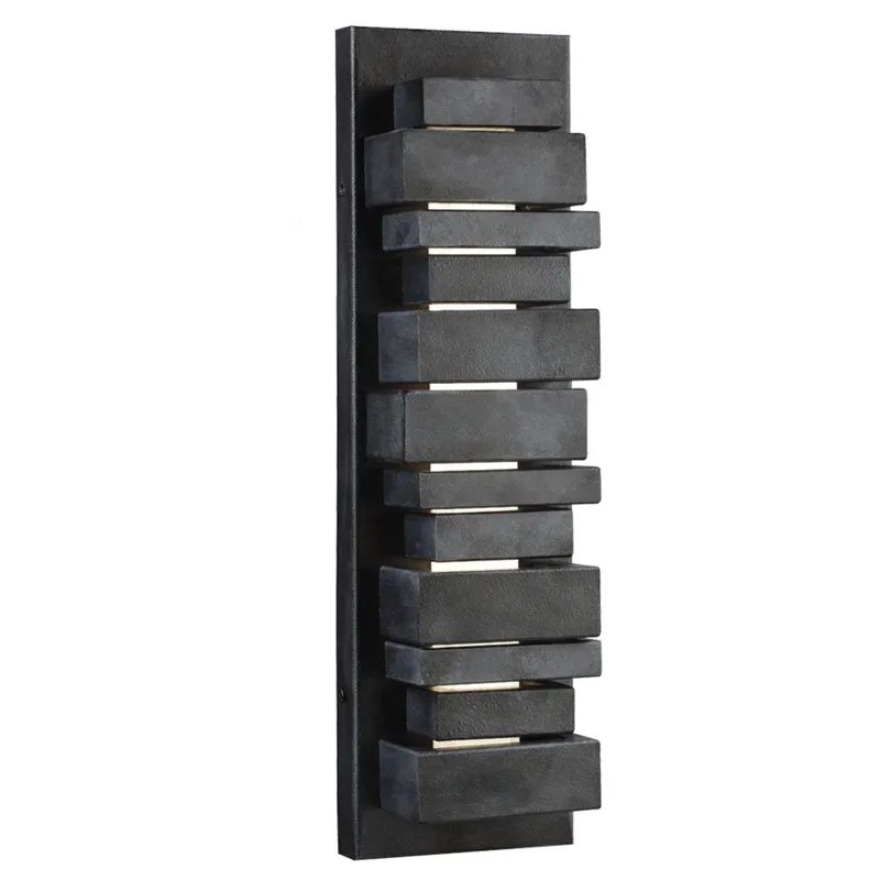 Sean Lavin Ledgend Small LED Outdoor Sconce in Dark Weathered Zinc