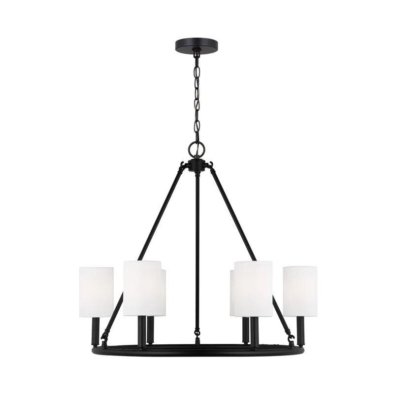 Drew & Jonathan Egmont Large Chandelier in Midnight Black