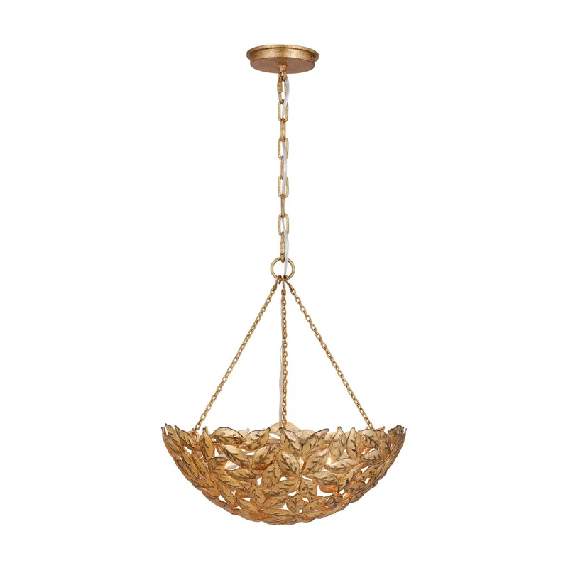 Alexa Hampton Kelan Small Pendant in Antique Gild