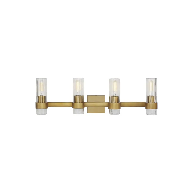 Chapman & Myers Geneva 4 - Light Vanity in Burnished Brass