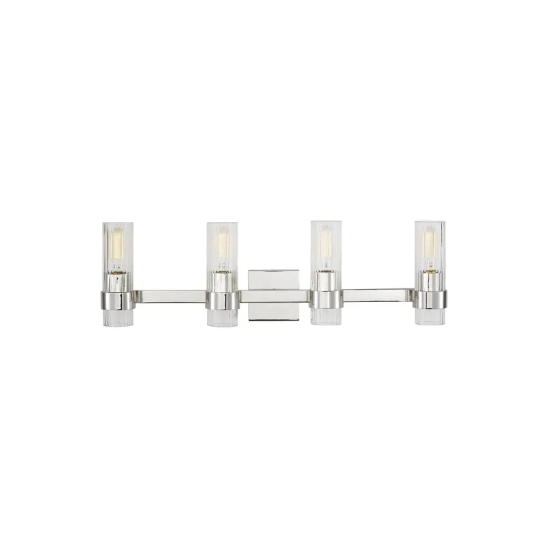 Chapman & Myers Geneva 4 - Light Vanity in Polished Nickel