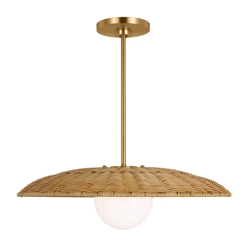 kate spade new york Mari Large Pendant in Burnished Brass