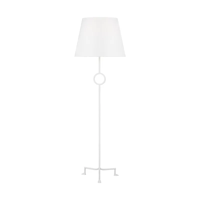 Thom Filicia Montour Large Floor Lamp in Matte White