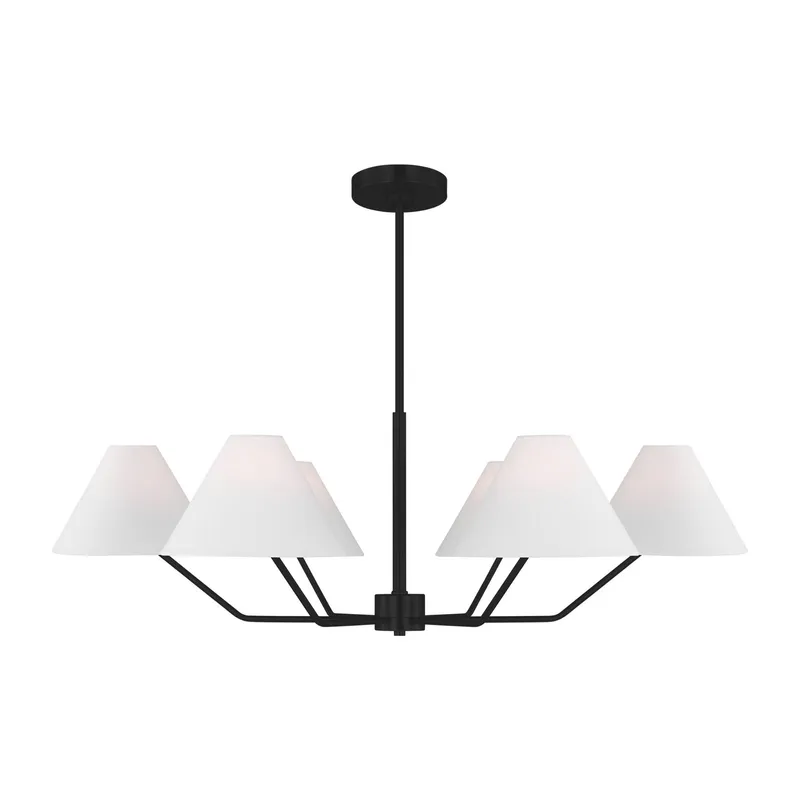Drew & Jonathan Burke Large Chandelier in Midnight Black
