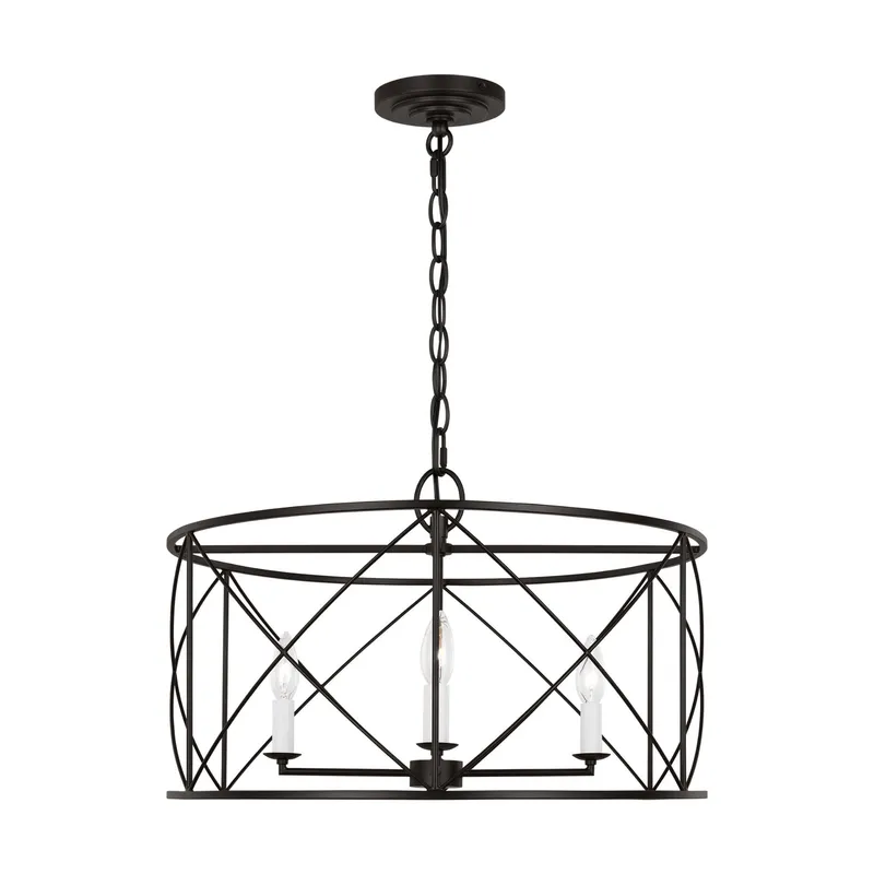Chapman & Myers Beatrix Large Lantern in Aged Iron