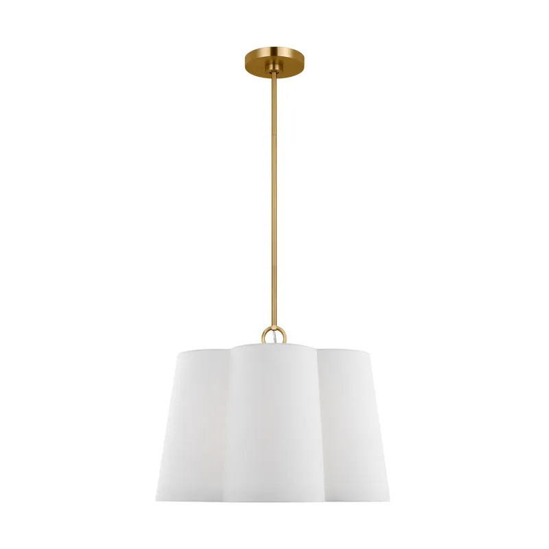 kate spade new york Bronte Medium Hanging Shade in Burnished Brass